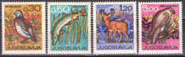 Yugoslavia 1967 - International Hunting And Fishing Exhibition In Novi Sad - Mi 1228-1231 - MNH**VF - Unused Stamps