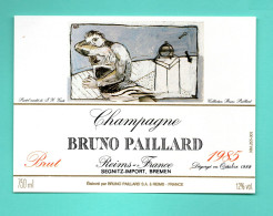 Etiquette De Champagne  "Bruno PAILLARD  1985 - Champagne