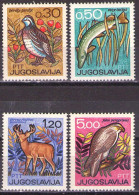 Yugoslavia 1967 - International Hunting And Fishing Exhibition In Novi Sad - Mi 1228-1231 - MNH**VF - Ungebraucht