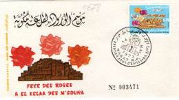 Maroc Al Maghrib 0678 Fdc Fête Des Roses - Rosen