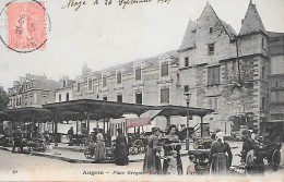 ANGERS ( 49 ) -  Le Marché (Points De Colle Au Dos ) - Angers