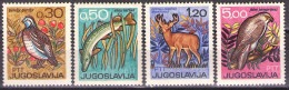 Yugoslavia 1967 - International Hunting And Fishing Exhibition In Novi Sad - Mi 1228-1231 - MNH**VF - Neufs