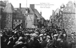 Grandes Fetes Franco Ecossaises Du 15 Aout 1931, Porte De Bourges ( Carte Publicitaire ) - Aubigny Sur Nere