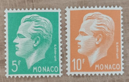 Monaco - YT N°349, 350 - Prince Rainier III - 1950/51 - Neuf - Ungebraucht