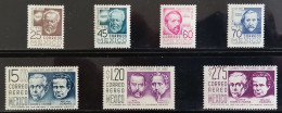 MEXICO 1957 - 1857 CONSTITUTION Centy. Set Scott 897A-900 & C236-C237A Mint Unmounted MNH, Nice & Rather Scarce Set Thus - Mexico