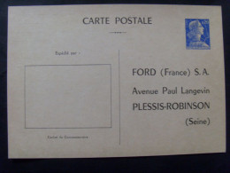 18965- CP TSC Marianne De Muller 0F20 Bleu Ford France, Neuve, TBE, Réf. Storch MulE2g, Cote 110€ - Postales Tipos Y (antes De 1995)