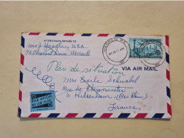 Lettre USA WARREN PA POUR HILSNHEIM 1958 BY AIR MAIL - Andere & Zonder Classificatie