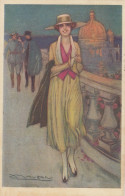 Illustratori  -  Mauzan  -  Roma  - Ragazza A  Passegio  -  F. Piccolo  -  Viagg  -  Bella - Mauzan, L.A.