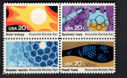 1080805842 1982 SCOTT 2009A (XX) POSTFRIS MINT NEVER HINGED  - KNOXVILLE WORLD S FAIR - ENERGY - 2006 FIRST OF BLOCK - Unused Stamps