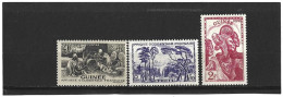 GUINEE   1943 - 44   Y.T. N° 178  à  184  Incomplet  NEUF* - Unused Stamps