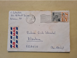 Lettre USA WARREN PA POUR HILSNHEIM 1965 BY AIR MAIL - Otros & Sin Clasificación