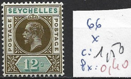 SEYCHELLES 66 * Côte 1.50 € - Seychellen (...-1976)