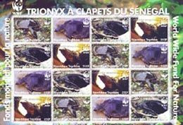TOGO 2006 - W.W.F. -  Trionyx Du Sénégal - Feuillet - Unused Stamps
