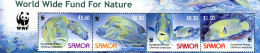SAMOA - 2006 - W.W.F. - Humphead Wrasse - 4 V. - Unused Stamps