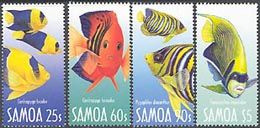 SAMOA 2003 - Poissons-ange - 4 V. - Samoa (Staat)