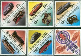 SURINAME 1988 - Automobiles Anciennes Et Contemporaines - 12 V. - Voitures