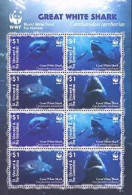 ST VINCENT 2006 - Le Grand Requin Blanc - BF De 2 Séries De 4 - Unused Stamps