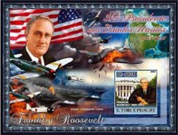 S.TOME E PRINCIPE 2007 - Présidents Des Etats-Unis - Fr. Roosevelt - Seconda Guerra Mondiale