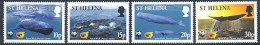 ST HELENE 2002 - W.W.F. - La Baleine Sperm - 4 V. - Nuevos