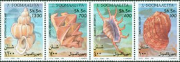 SOMALIE 1994 - Coquillages -  Timbres Se Tenant - 4 V.  - Muscheln