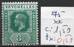 SEYCHELLES 75 ** Côte 1.50 € - Seychelles (...-1976)