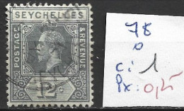 SEYCHELLES 78 Oblitéré Côte 1 € - Seychelles (...-1976)