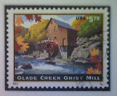 United States, Scott #4927, Used(o), 2014, Glade Creek Mill, $5.75, Multicolored - Used Stamps