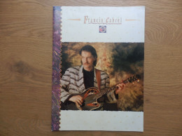 PROGRAMME FRANCIS CABREL SABACANE TOUR 1989 1990 - Programmes