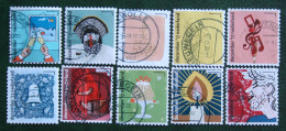 Decemberzegels Weihnachten Christmas Noel NVPH 3588-3597 (Mi 3659-3668) 2017 Gestempeld / USED NEDERLAND / NIEDERLANDE - Used Stamps