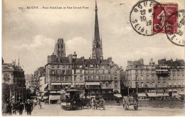 76 - ROUEN - Pont Boïeldieu Et Rue Grand-Pont - Rouen