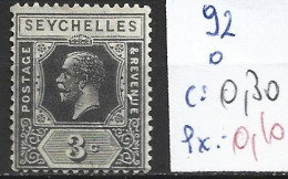 SEYCHELLES 92 Oblitéré Côte 0.30 € - Seychelles (...-1976)