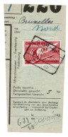 Fragment Bulletin D'expedition, Obliterations Centrale Nettes, AUBEL, RARE - Afgestempeld