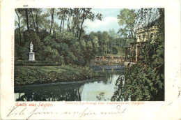 Gruss Aus Sagan - Partie Aus Dem Herzogl. Park - Pologne