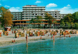 72900337 Gluecksburg Ostseebad Strand Mit Intermar Hotel Gluecksburg Gluecksburg - Autres & Non Classés