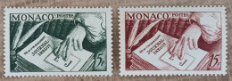 Monaco - YT N°392, 393 - Edition Princeps Du Journal Inédit Des Frères Goncourt - 1953 - Neuf - Nuovi