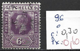 SEYCHELLES 96 Oblitéré Côte 0.30 € - Seychelles (...-1976)