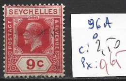 SEYCHELLES 96A Oblitéré Côte 2.50 € - Seychellen (...-1976)