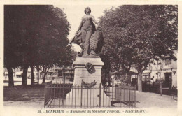 HONFLEUR  Monument Du Souvenir Français Place Thiers  RV - Honfleur