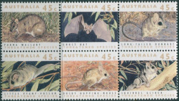 Australia 1992 SG1312-1317 Threatened Species Block MNH - Otros & Sin Clasificación