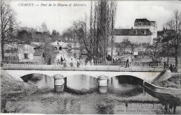 CHAGNY - Pont De La Dheune Et Abattoirs (tampon Au Verso Service Militaire Des Chemins De Fer) - Chagny