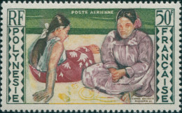 French Polynesia 1958 Sc#C25,SG14 50f Women Of Tahiti MNH - Altri & Non Classificati