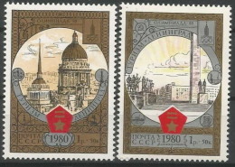 RUSIA 1980 - YVERT  4681/82  ** - Neufs