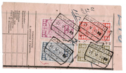 Fragment Bulletin D'expedition, Obliterations Centrale Nettes, AMPSIN 1, Superbe, RARE - Usados