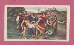 Santino, Holy Card- Deposizione Del Corpo Di Gesu', Deposition Of The Ody Of Jesus- Ed GMi 194 - Devotion Images