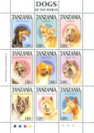 TANZANIE 1996 -chiens De Race - (doberman) - Feuillet IV De 9 - Tanzanie (1964-...)