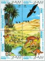 SAHARA ESPAGNOL 1992 - Préservation De La Nature - 4 V. - Águilas & Aves De Presa