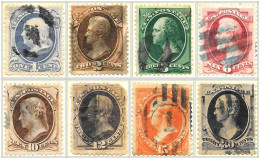 USA Stamps: 1870: Presidents (8) Used V1 - Usados