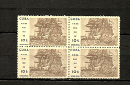 Cuba  1962  .-   Y&T  N   28   ( X 4 )   Express - Exprespost