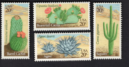 209001860 1981  SCOTT 1942 1945 (XX) POSTFRIS MINT NEVER HINGED - DESERT PLANTS - FLORA - Ungebraucht