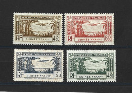 GUINEE   1940  Poste  Aérienne   Y.T. N° 1  à  5  Complet  NEUF* - Unused Stamps